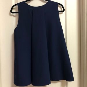 Whitehouse Blackmarket- Navy Sleeveless- Size 6